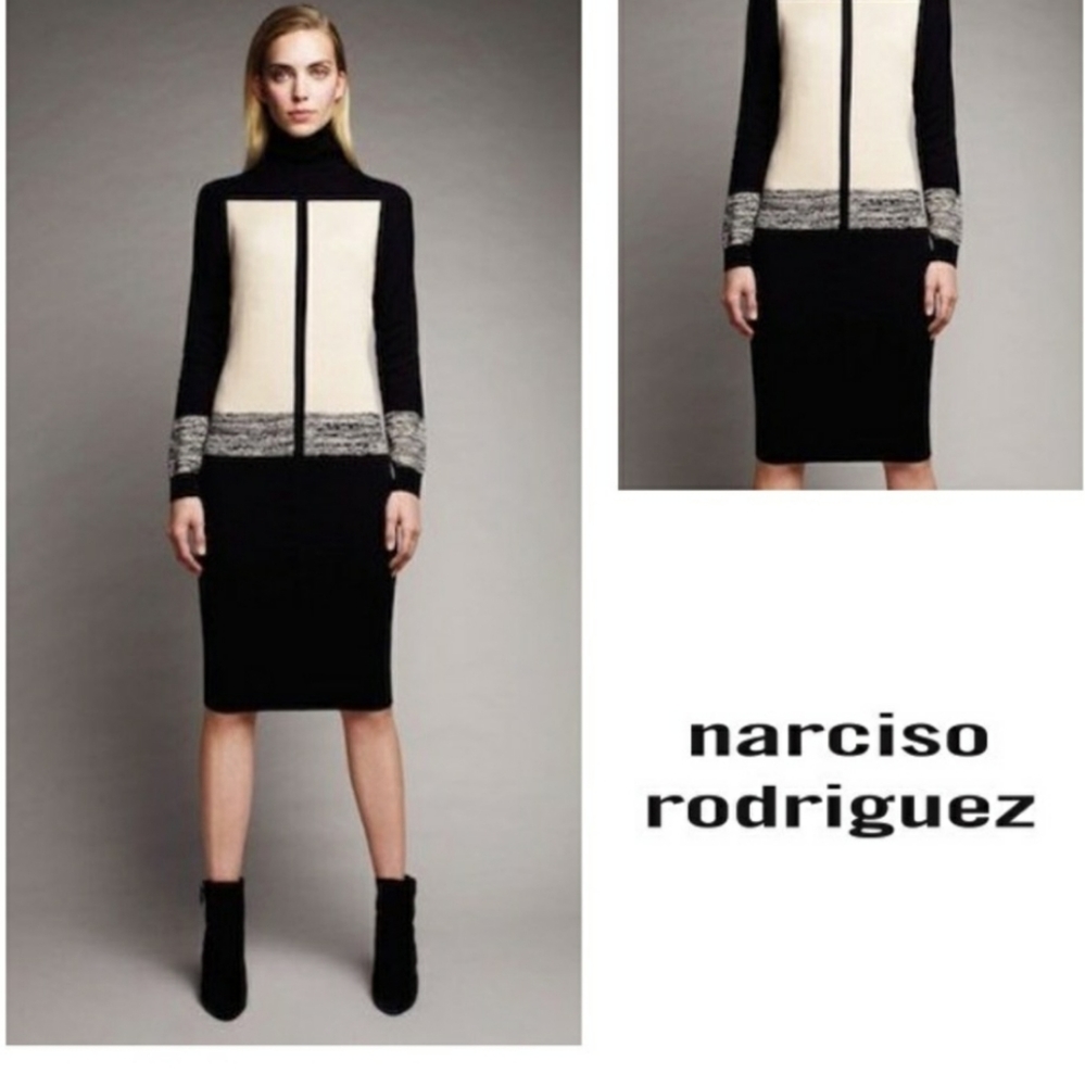 - Narciso Rodriguez Design Nation Sweater Dress - Picture 1 of 6